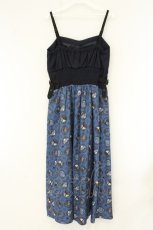 画像4: axes femme POETIQUE / ディズニー ヴィランズ/ワンピース M ブルー×ネイビー O-26-08-04-066-AX-OP-IG-OS (4)
