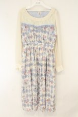 画像1: axes femme POETIQUE / アイシングクッキーワンピース M サックス×クリーム×シロ O-26-08-04-073-AX-OP-IG-OS (1)