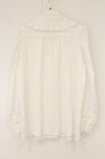 画像3: axes femme POETIQUE / フリル襟ブラウス M シロ O-26-08-04-074-AX-BL-IG-OS (3)