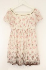 画像4: L'EST ROSE / シフォン刺繍チュニック  オフシロ O-26-08-04-008-LO-OP-IG-OS (4)