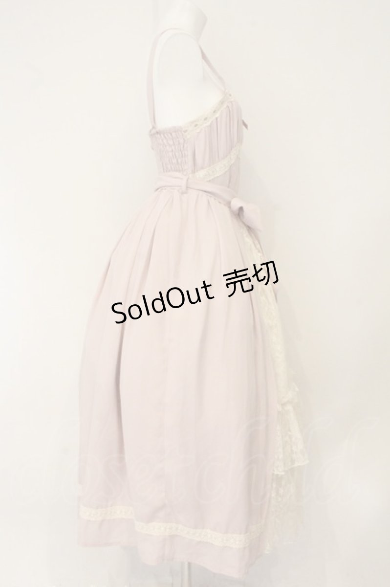 画像4: axes femme kawaii / ヴィンテージシフォンジャンパースカート M ピンク O-26-08-04-078-AX-OP-IG-OS (4)