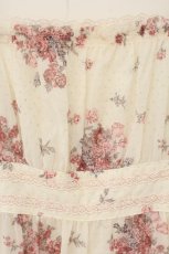 画像2: L'EST ROSE / ローズブーケ柄キャミソールワンピース  アイボリー O-26-08-04-009-LO-OP-IG-OS (2)