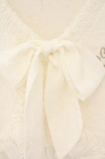 画像2: axes femme kawaii / 刺繍入りボレロ M オフシロ O-26-08-04-084-AX-TO-IG-OS (2)