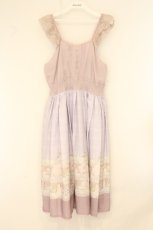 画像1: axes femme POETIQUE / カトラリープリントワンピース M ピンク O-26-08-04-086-AX-OP-IG-OS (1)