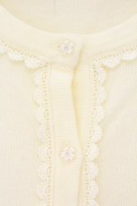 画像2: axes femme kawaii / いちごニットカーディガン M オフシロ O-26-08-04-088-AX-TO-IG-OS (2)
