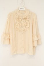 画像1: axes femme kawaii / シャルロットブラウス M アイボリー O-26-08-04-092-AX-BL-IG-OS (1)