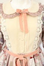 画像2: axes femme kawaii / ティティ×ベアファミリーワンピース M ピンク O-26-08-04-096-AX-OP-IG-OS (2)