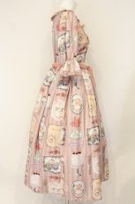 画像3: axes femme kawaii / ティティ×ベアファミリーワンピース M ピンク O-26-08-04-096-AX-OP-IG-OS (3)