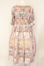 画像4: axes femme kawaii / ティティ×ベアファミリーワンピース M ピンク O-26-08-04-096-AX-OP-IG-OS (4)