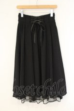 画像1: axes femme POETIQUE / バックフリルレースアップスカート  クロ O-26-08-04-020-AX-SK-IG-OS (1)