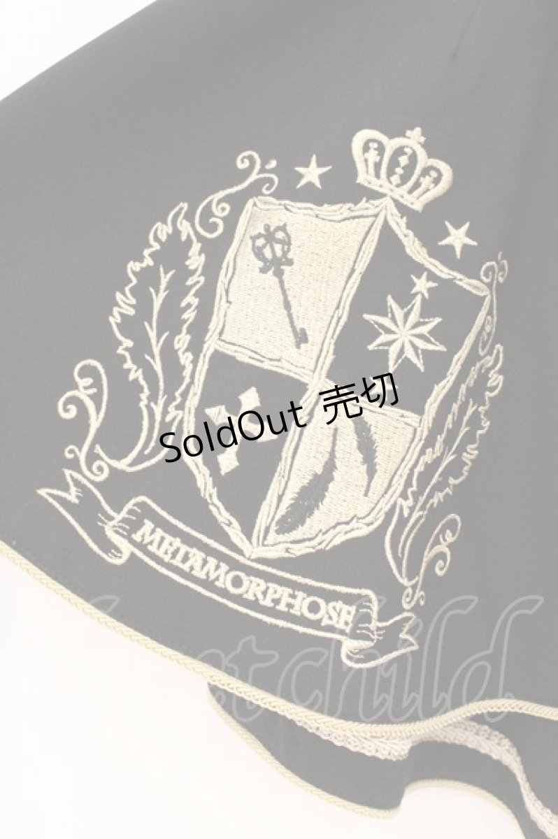 画像4: metamorphose / Wizarding Lesson〜魔法使いのはじまり〜ケープ  クロ O-26-08-04-002-ME-JA-OW-OS (4)