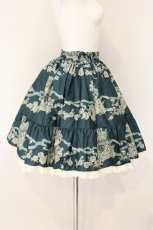 画像3: metamorphose / Rose cage ティアードスカート  グリーン O-26-08-04-021-ME-SK-OW-OS (3)