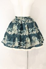 画像4: metamorphose / Rose cage ティアードスカート  グリーン O-26-08-04-021-ME-SK-OW-OS (4)