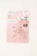 画像1: m petit by misako / AM3PPLフラワーリング 13号×1 11号×2 ゴールド O-26-08-05-005-LO-AC-OW-OS (1)