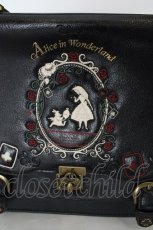 画像3: axes femme / Disneyアリスサッチェルバッグ  クロ O-26-08-05-028-AX-BG-OW-OS (3)