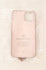 画像2: Maison de FLEUR / ビジューバックルベルトアイフォン13ケース  ピンク O-26-08-05-006-LO-ZA-OW-OS (2)