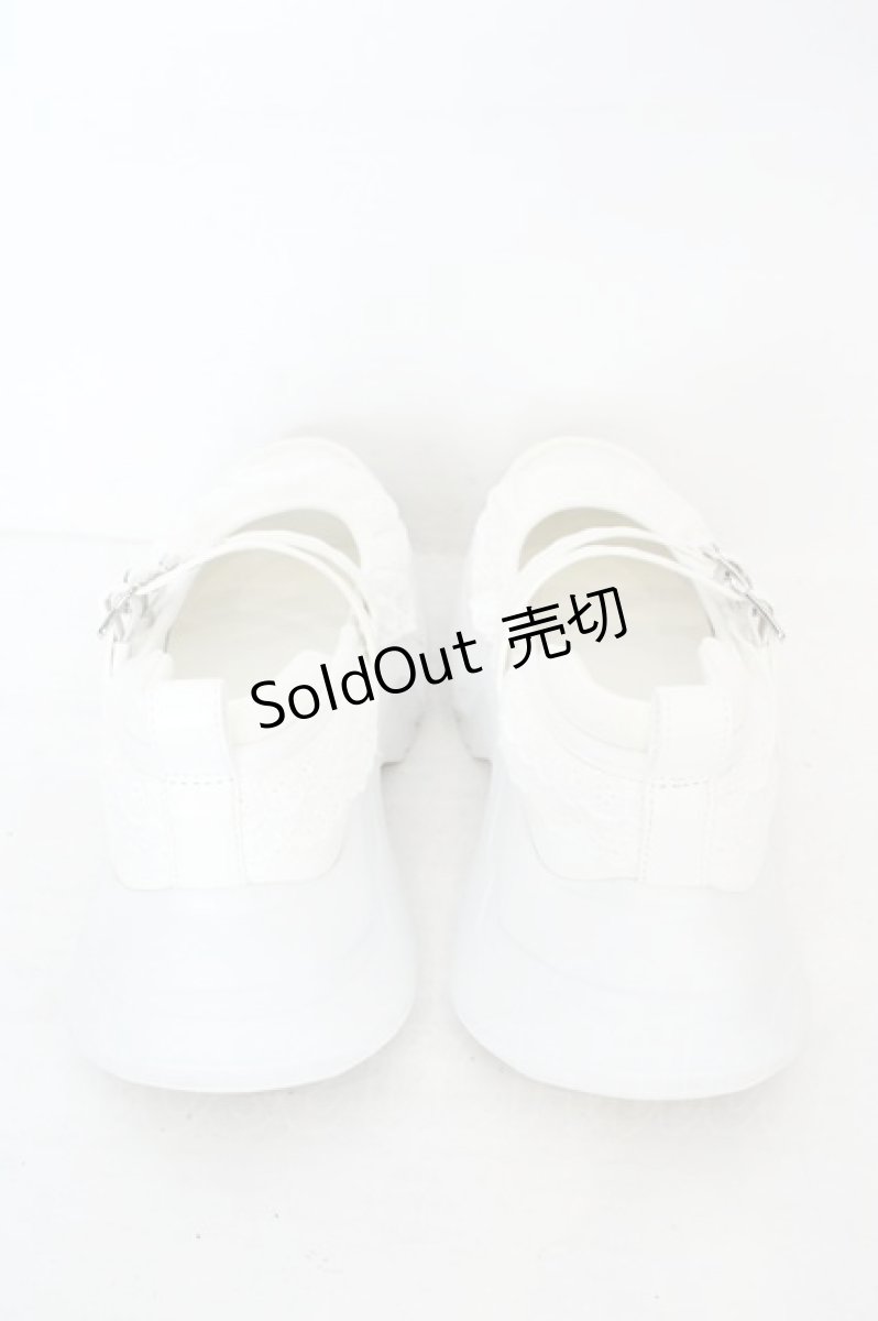 画像3: merry jenny / frill mary jane metal sneakers　スニーカー M オフシロ O-26-08-05-014-LO-SH-OW-ZT0814W (3)