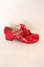 画像7: DearMyLove / エナメルリボンパンプス 23.0cm アカ O-26-08-05-015-GO-SH-OW-OS (7)
