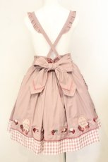 画像4: Amavel / Strawberry Basketエプロンジャンパースカート F ピンク O-26-08-06-031-CA-OP-YM-OS (4)