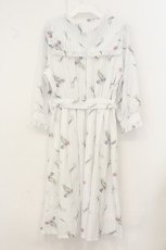 画像3: axes femme POETIQUE / チューリップストライプワンピース M シロ O-26-08-06-034-AX-OP-IG-OS (3)