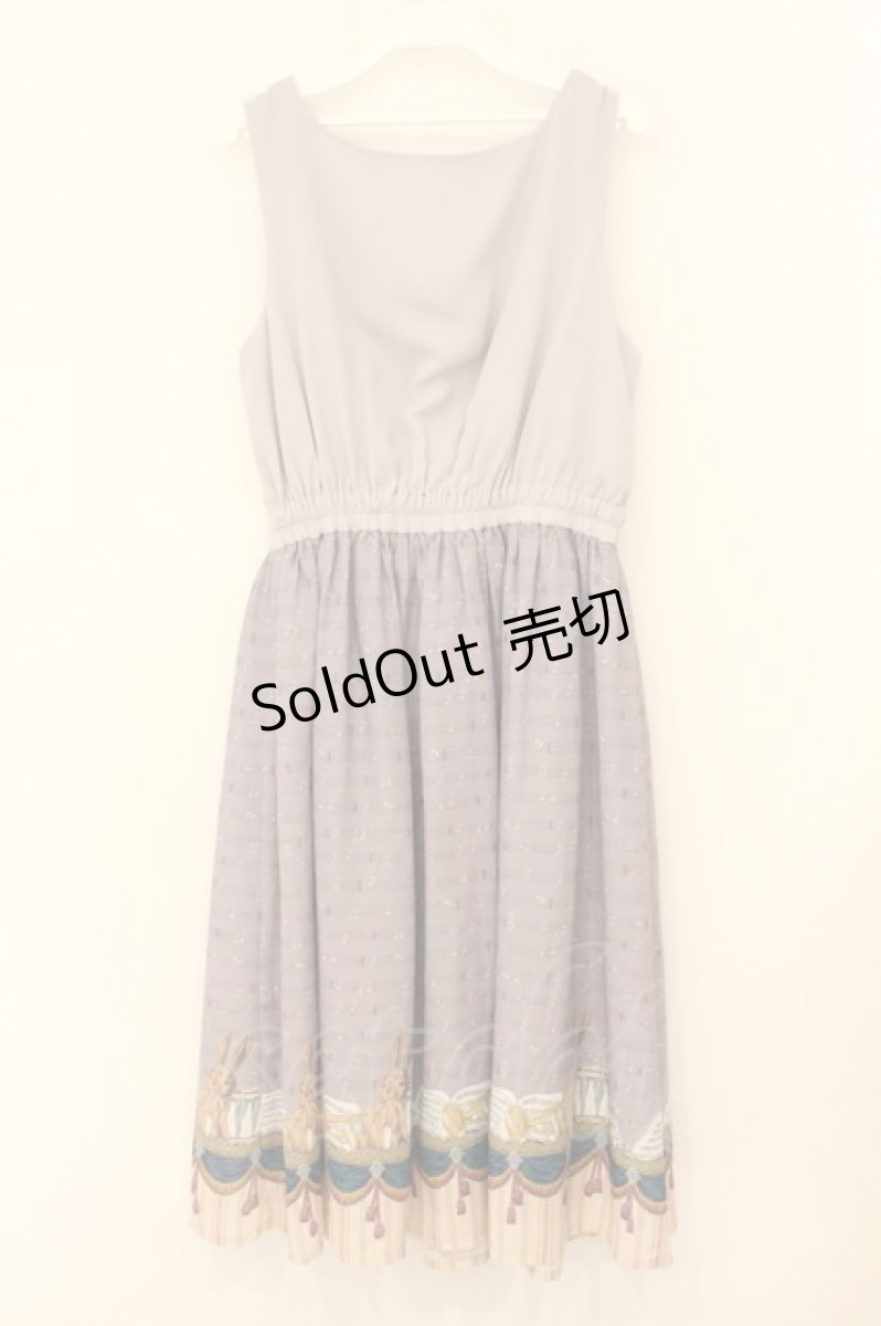 画像3: axes femme POETIQUE / パルティシオン柄ワンピース M ラベンダー O-26-08-06-036-AX-OP-IG-OS (3)