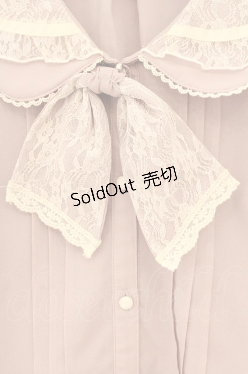 画像2: axes femme POETIQUE / ダブルカラーブラウス M ピンク O-26-08-06-040-AX-BL-IG-OS (2)