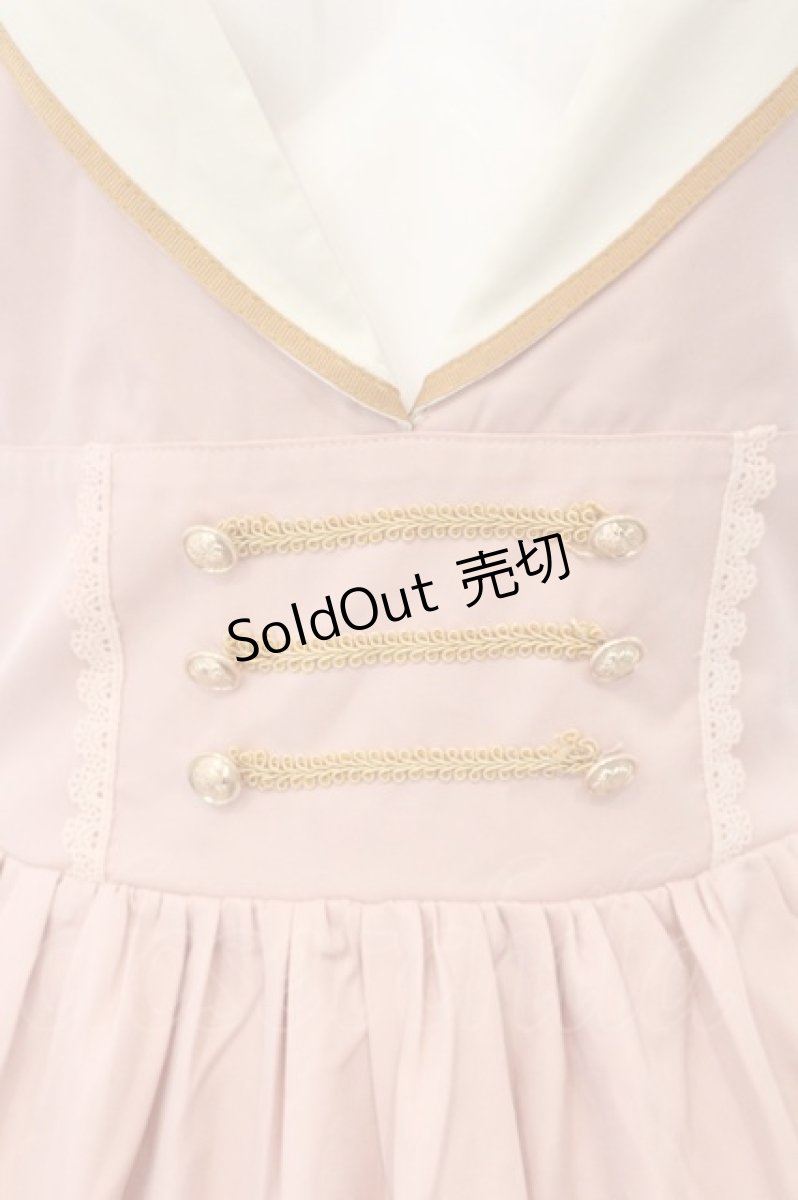 画像2: axes femme kawaii / ベスト風ホルターワンピース M ピンク O-26-08-06-059-AX-OP-OW-OS (2)