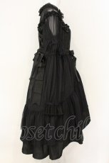画像5: Moi-meme-Moitie / Nocturnal Romance ドレス+ヘッドドレス XL ブラック O-26-08-06-061-MO-OP-OW-OS (5)