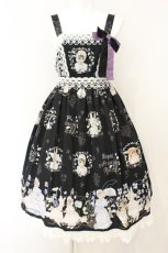 画像1: Royal Princess Alice / スミレの花園・tonoコラボ ジャンパースカート  クロ O-26-08-06-062-LO-OP-OW-OS (1)