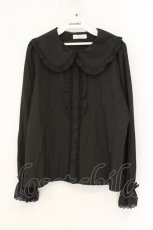 画像1: m petit by misako / NINA'Sコラボブラウス LL クロ O-26-08-06-008-LO-BL-OW-OS (1)
