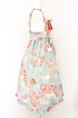 画像4: metamorphose / 花鳥風月〜乙女のはなごろも〜Aラインジャンパースカート  翡翠 O-26-08-06-066-ME-OP-IG-OS (4)