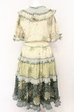 画像6: WONDERFUL WORLD / クローバー柄ワンピース  グリーン O-26-08-06-073-LO-OP-IG-OS (6)