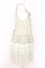 画像4: PINK HOUSE / ドットチュール×ローズチュールレース使いワンピース  薄荷 O-26-08-06-074-LO-OP-IG-OS (4)