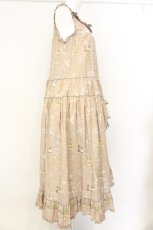 画像5: PINK HOUSE / メリーゴウランドプリントノースリーブワンピース  ベージュ O-26-08-06-075-LO-OP-IG-OS (5)