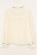画像4: axes femme POETIQUE / ヨーク切替シフォンプルオーバー M キナリ O-26-08-06-084-AX-TO-OW-OS (4)