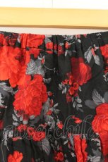 画像3: BPN / 薔薇柄スカート M ブラック×レッド O-26-08-06-088-GO-SK-OW-OS (3)