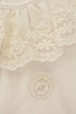 画像2: m petit by misako / レース襟プルオーバー 3L クリーム O-26-08-06-017-LO-TO-OW-OS (2)