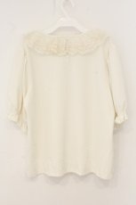 画像3: m petit by misako / レース襟プルオーバー 3L クリーム O-26-08-06-017-LO-TO-OW-OS (3)