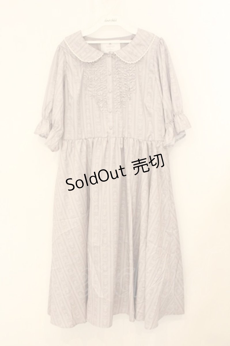 画像1: m petit by misako / NINA'sコラボワンピース 3L ブラウン O-26-08-06-021-LO-OP-OW-OS (1)