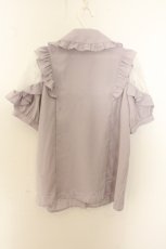 画像3: Secret Honey / スクエアレースヨークブラウス 2 ラベンダー O-26-08-07-037-CA-BL-OW-OS (3)