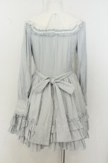 画像4: LOLITA他 / ヨーク襟ワンピース  サックス×アイボリー O-26-08-07-010-LO-OP-IG-OS (4)