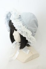 画像5: LOLITA他 / ヨーク襟ワンピース  サックス×アイボリー O-26-08-07-010-LO-OP-IG-OS (5)