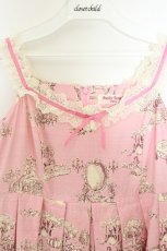 画像2: Emily Temple cute / プリンセスノースリーブワンピース M ピンク O-26-08-07-012-ET-OP-OW-OS (2)