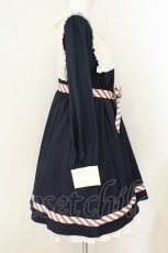 画像3: axes femme kawaii / 刺繍入りワンピース M ネイビー O-26-08-08-038-AX-OP-IG-OS (3)