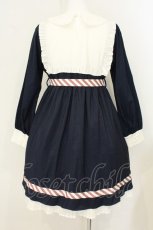 画像4: axes femme kawaii / 刺繍入りワンピース M ネイビー O-26-08-08-038-AX-OP-IG-OS (4)