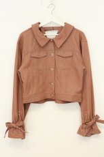 画像1: axes femme POETIQUE / バックデザインデニムジャケット M オレンジ系 O-26-08-08-006-AX-JA-IG-OS (1)