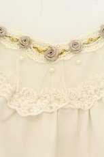 画像2: axes femme / プチバラ使いキャミソール M キナリ O-26-08-08-054-AX-TO-OW-OS (2)
