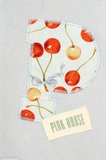 画像2: PINK HOUSE / CHELSEA　チェリーハートワッペン使いZIPパーカー 3(M) サックス O-26-08-08-056-LO-TO-OW-OS (2)