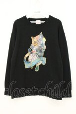 画像1: PINK HOUSE / CHELSEA Disney ふしぎの国のアリス トレーナー 2(S) クロ O-26-08-08-058-LO-TO-OW-OS (1)