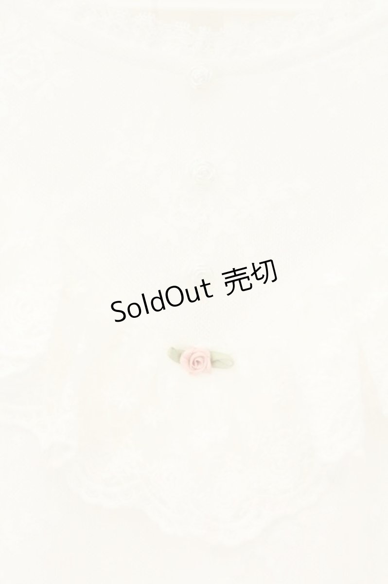 画像2: Eri Aino's collaboration / TT*AINパフSレースPO　マノンローズ　プルオーバー 6L シロ O-26-08-08-063-LO-TO-OW-OS (2)